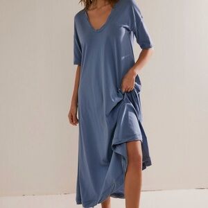 Free People Blue Maxi Dress